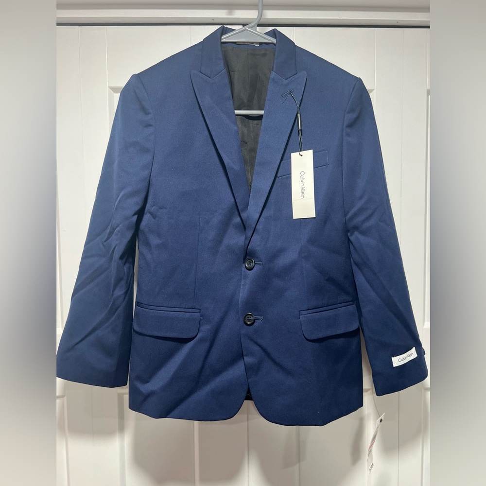 Calvin Klein Boys Blazer Size 10 Husky NWT